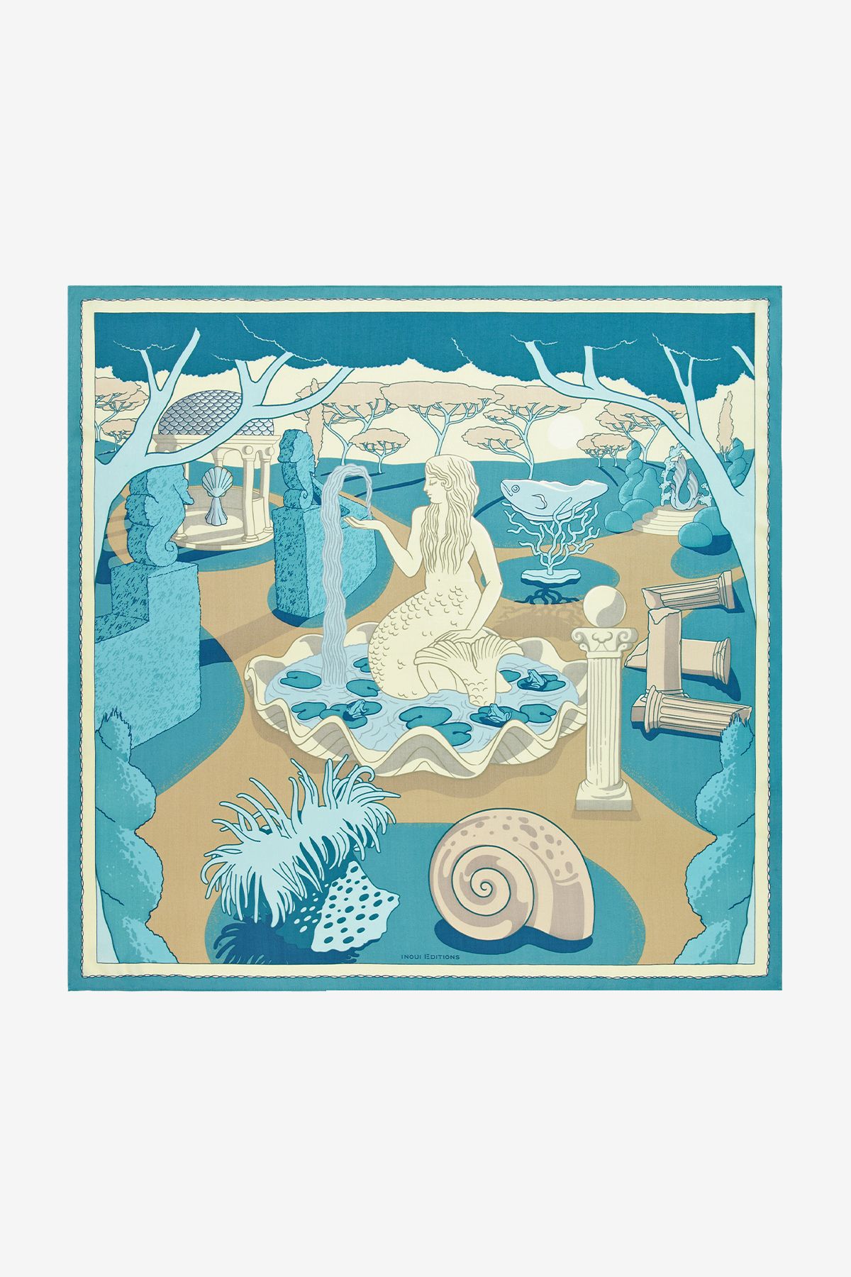Square 100 - Jardin - Turquoise