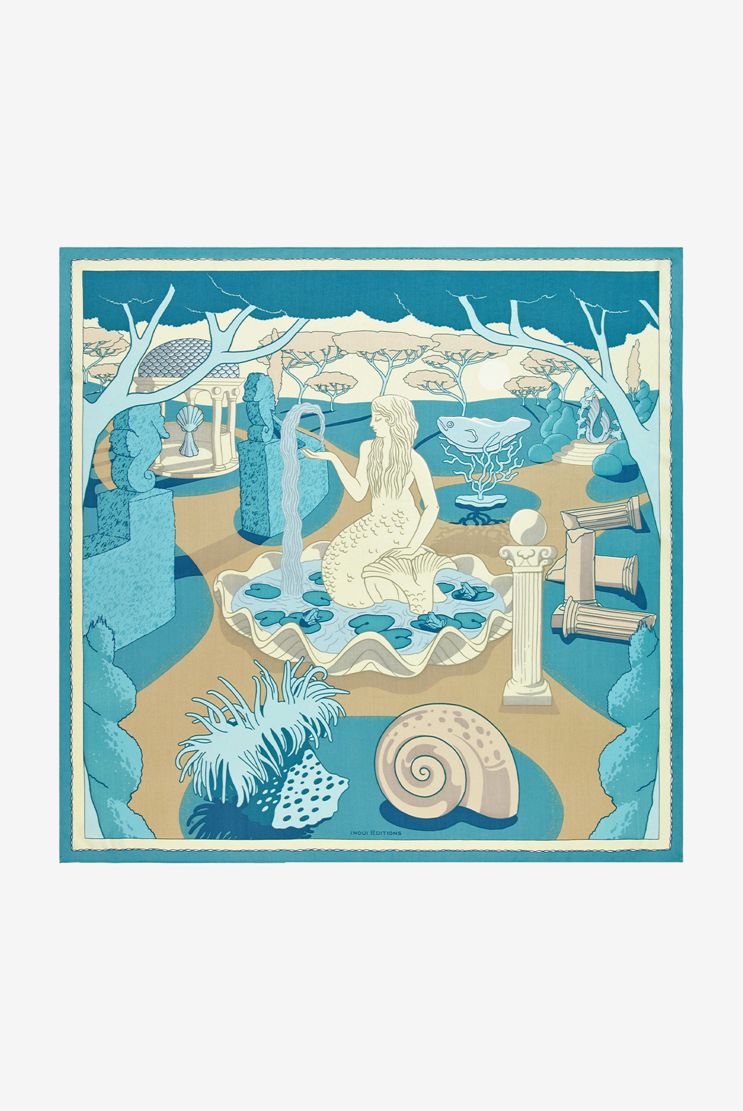 Square 100 - Jardin - Turquoise
