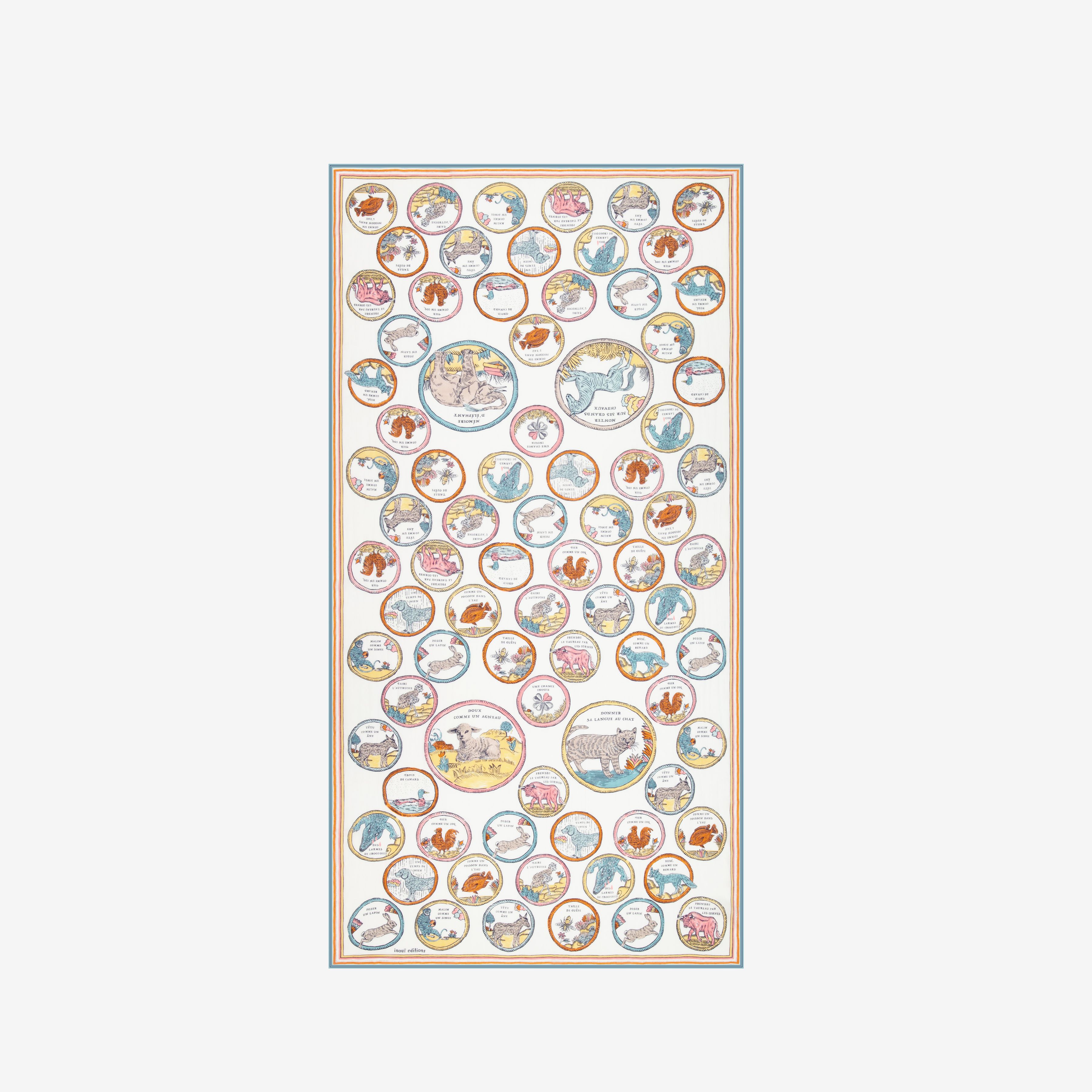 Scarf 100 - Chance Inoui - Off White