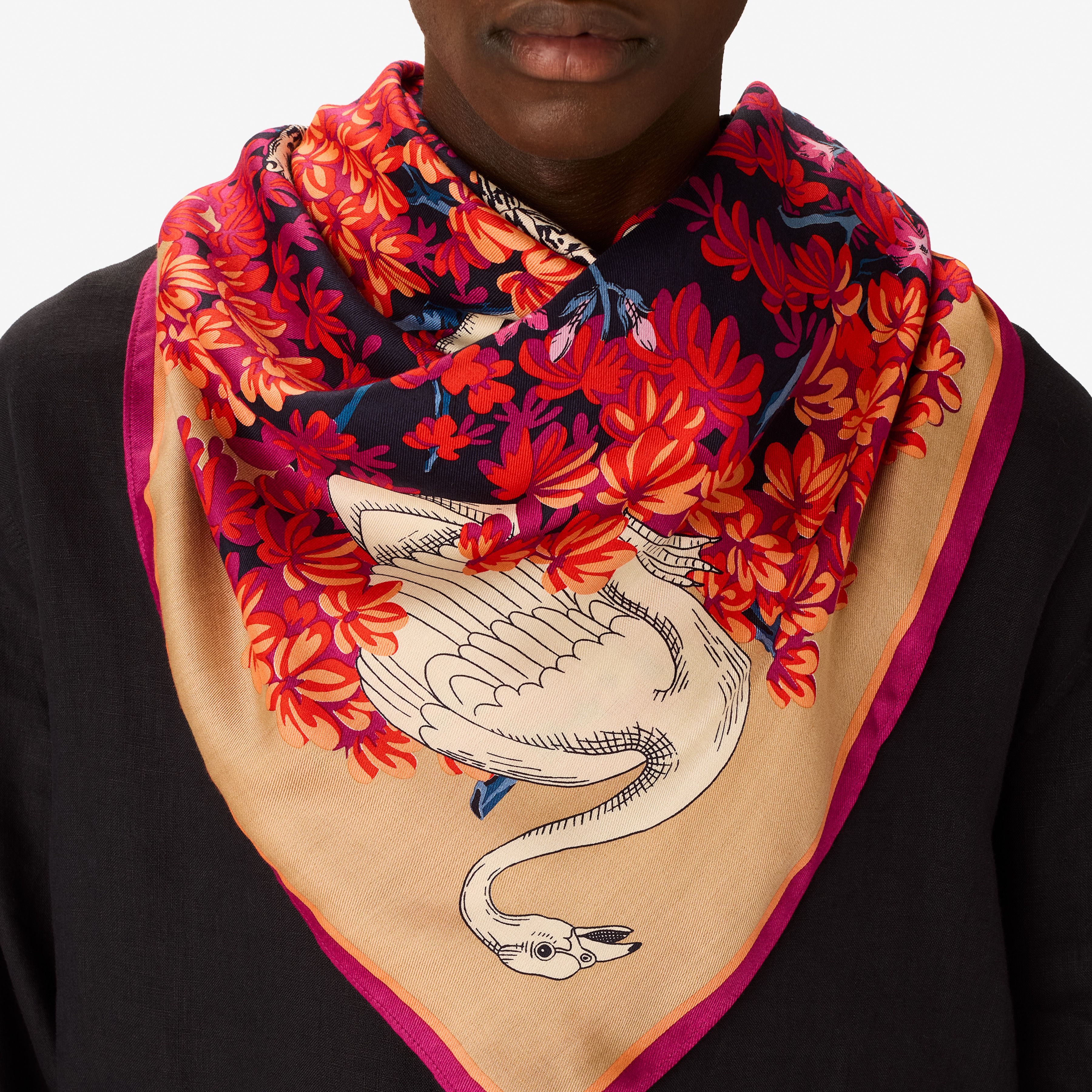 Square 130 - Bestiaire - Fuchsia