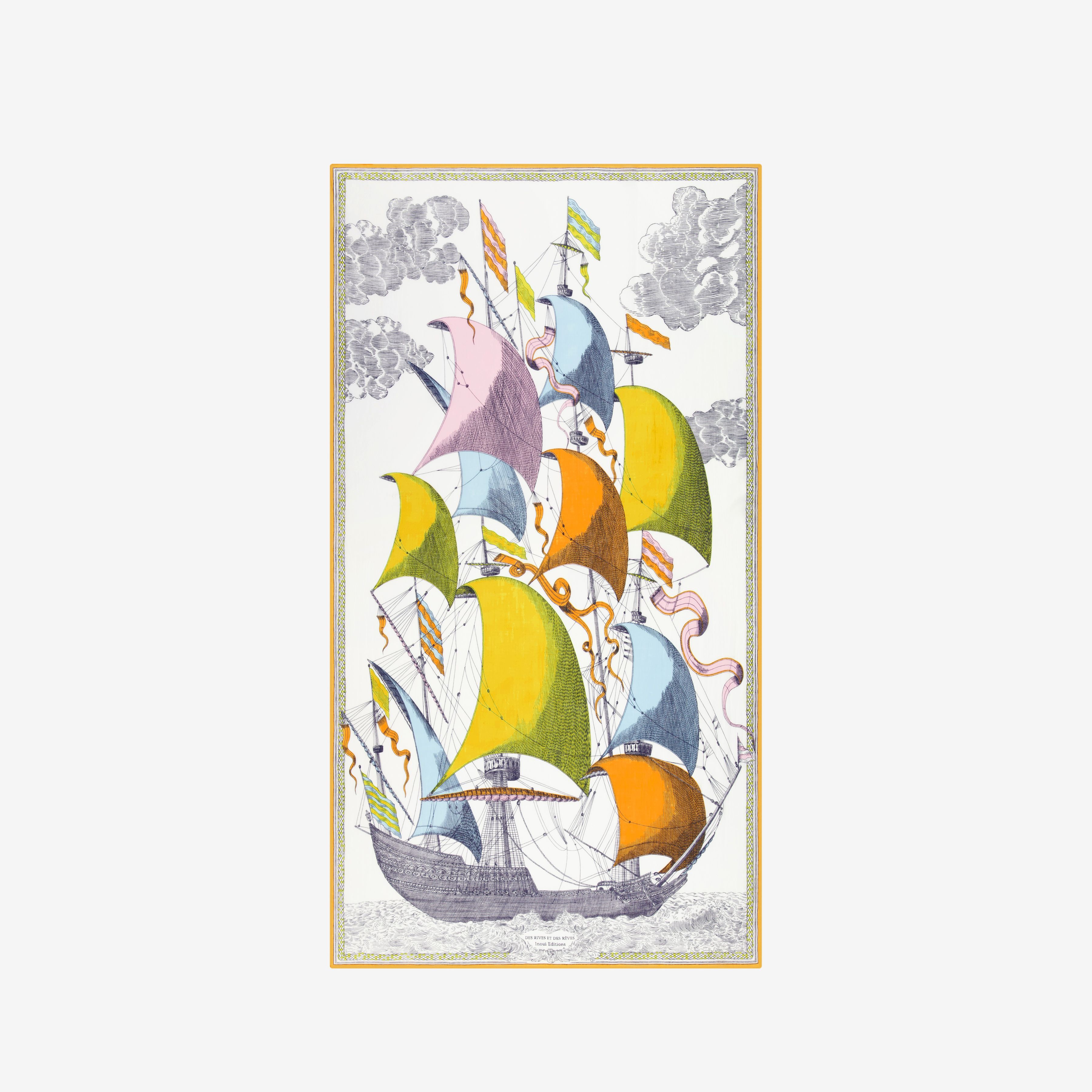 Scarf 100 - Des Rives et des Reves - Multicolor