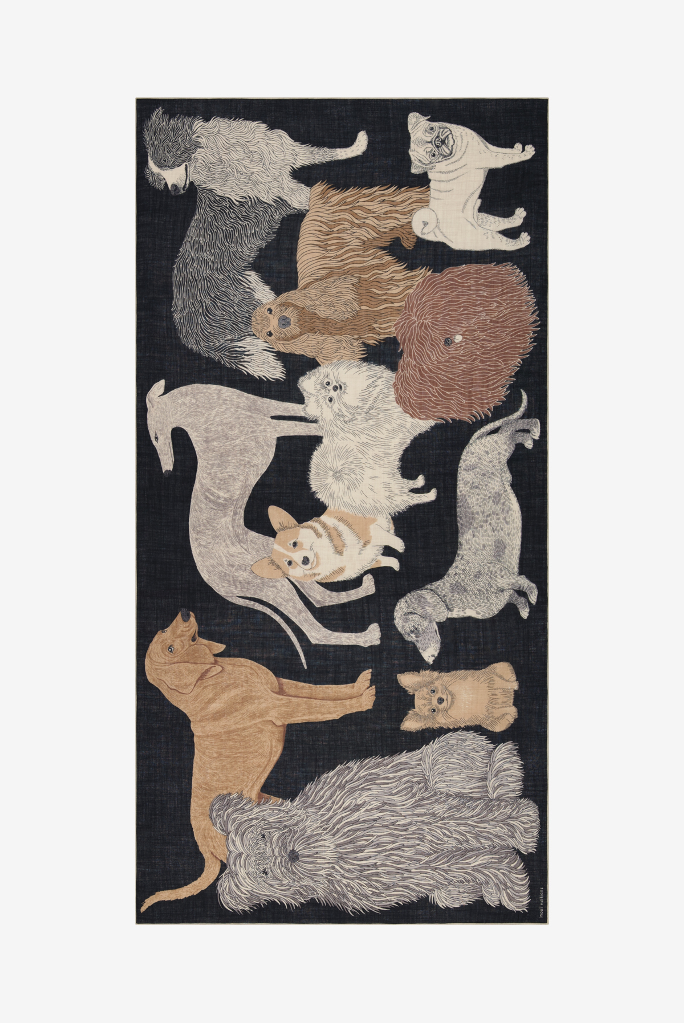 Scarf 100 - Toutou - Black