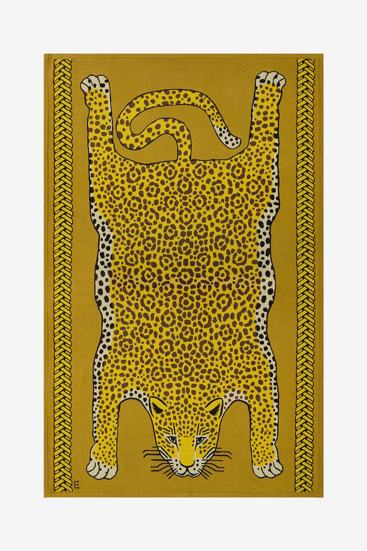 Blanket 130 - Leopard - Saffron