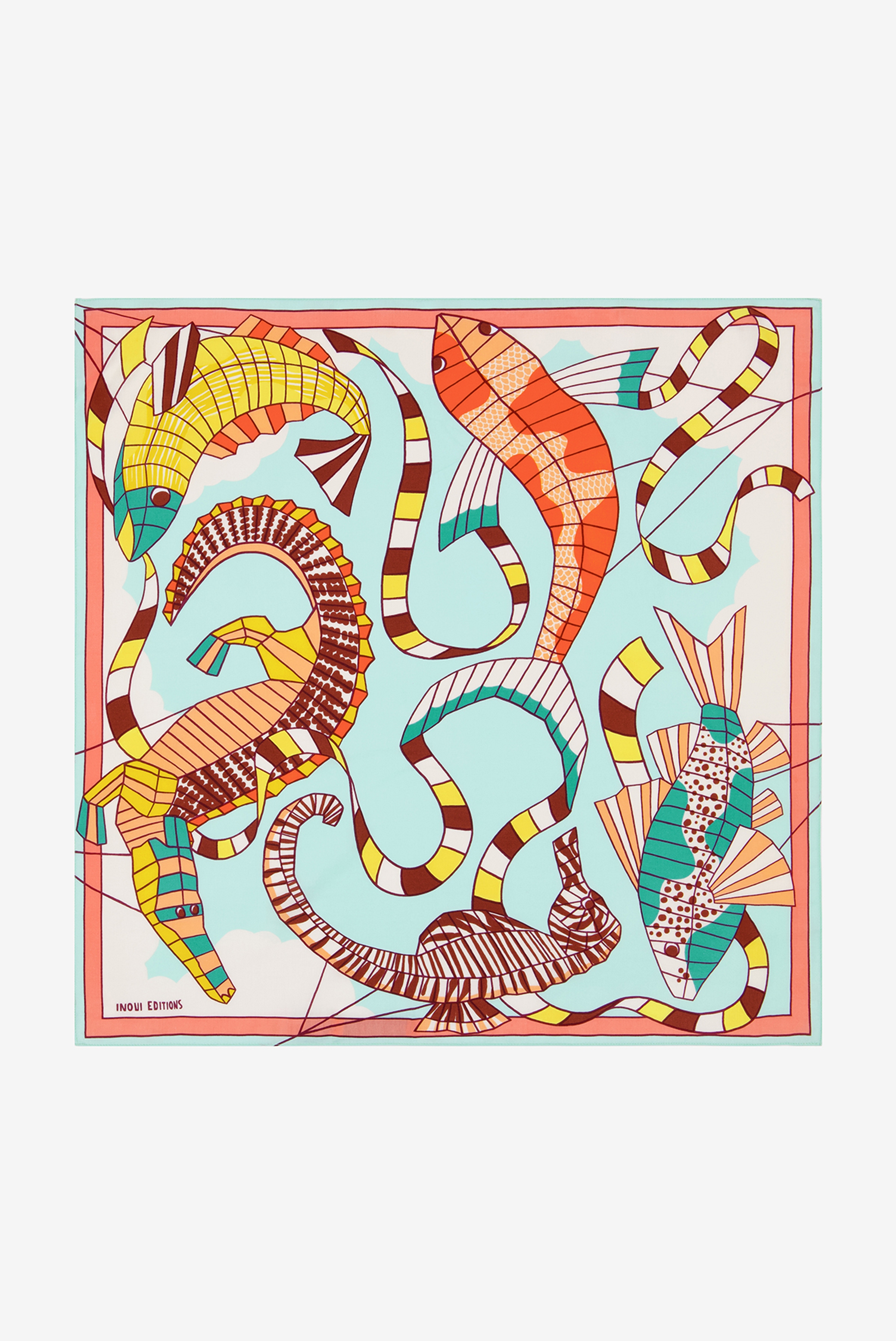 Square 65 - Cerfs Volants - Turquoise