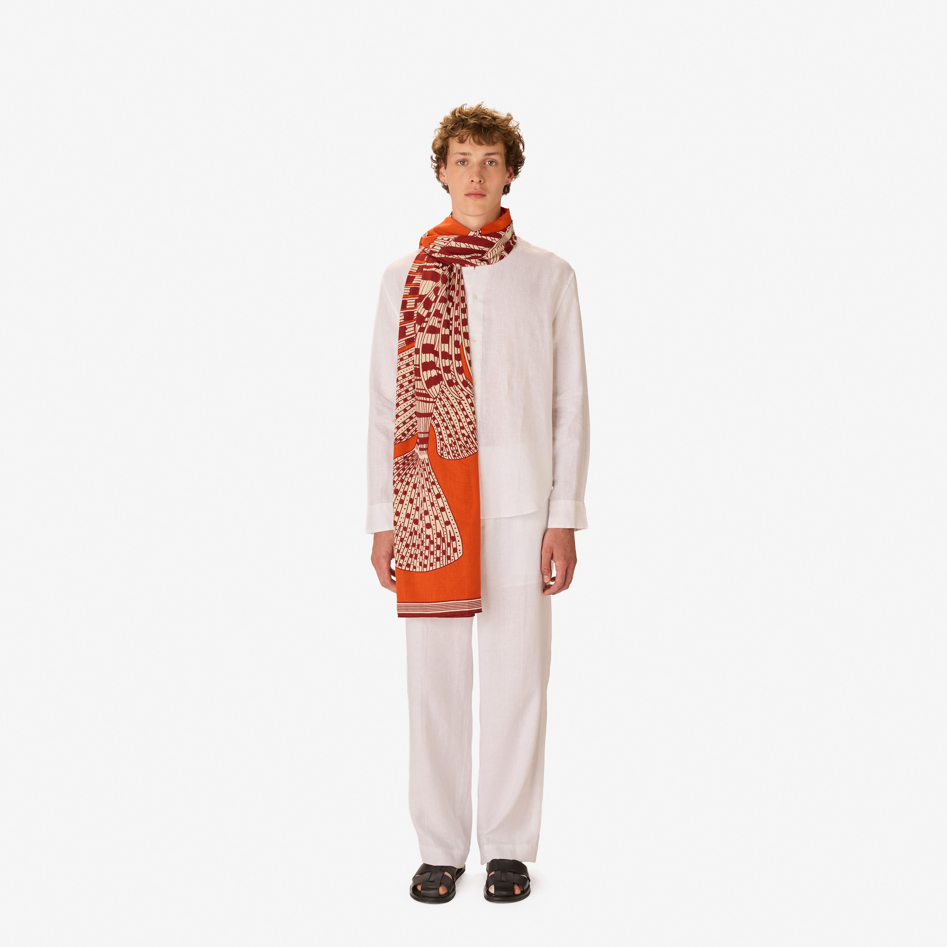 Scarf 100 - Vague - Orange
