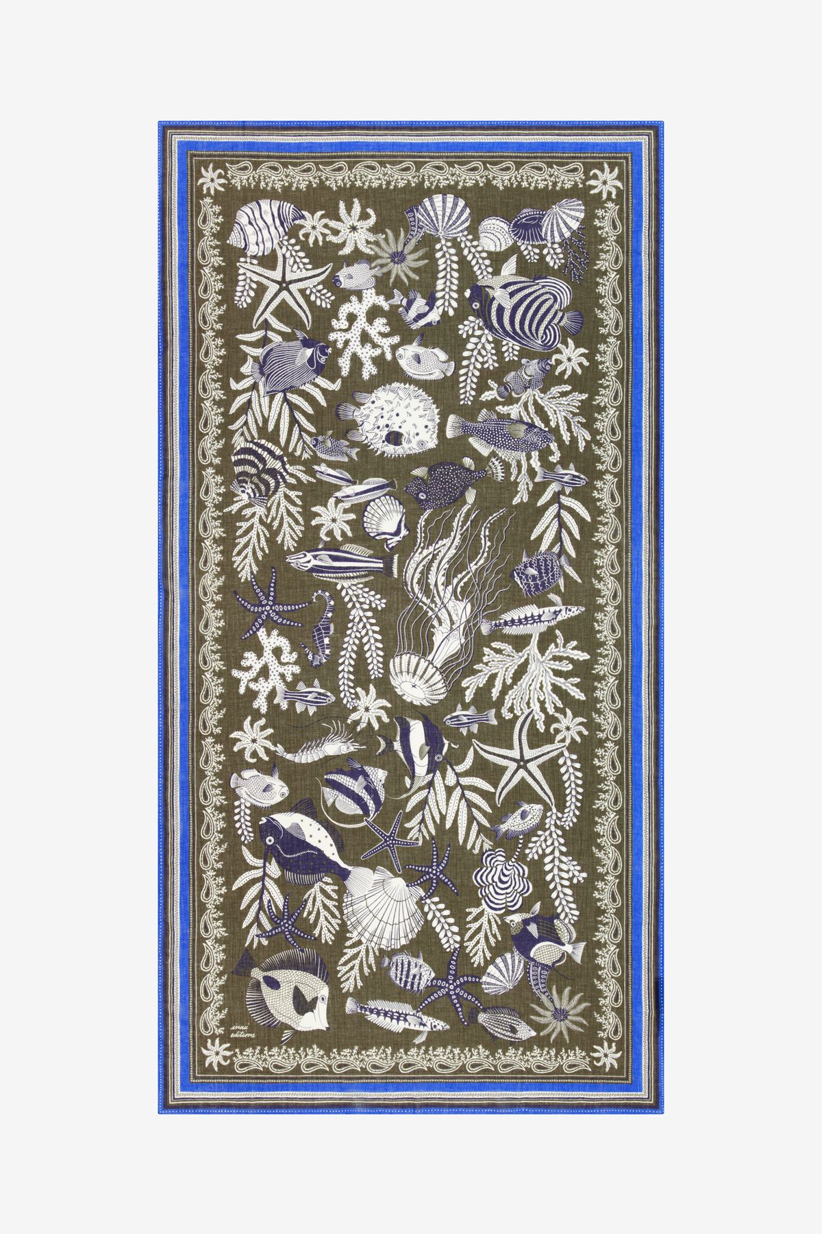 Scarf 100 - Neptune - Khaki