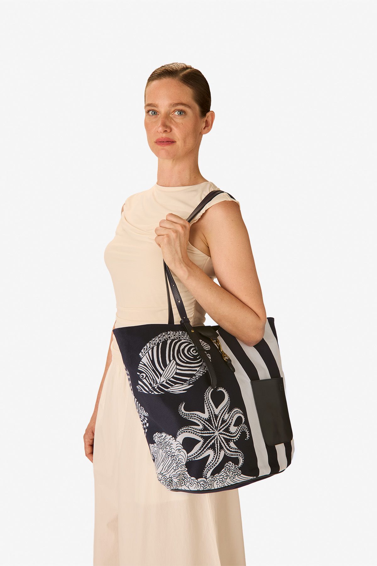 Soft Shopping Bag - Poseidon - Navy