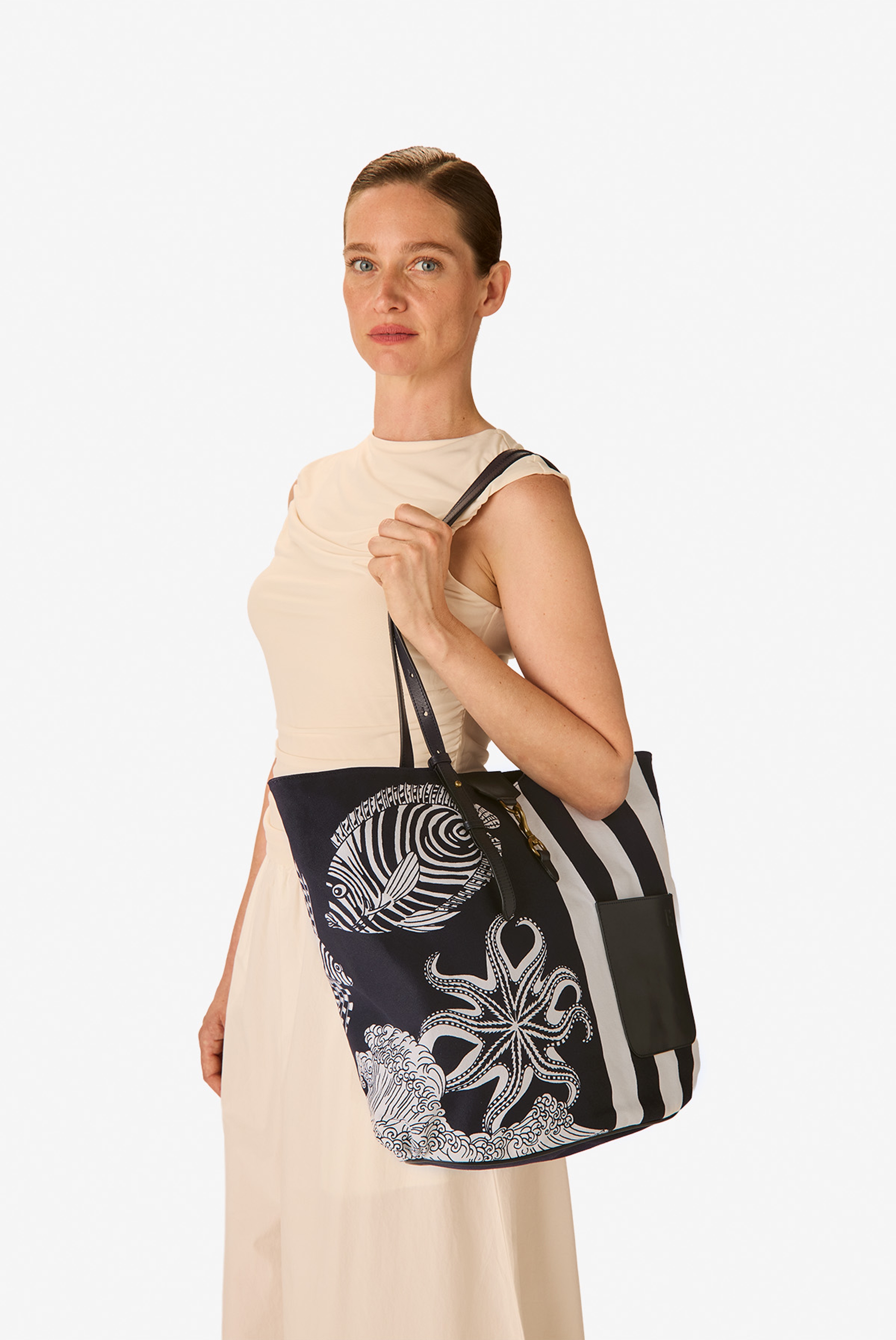 Soft Shopping Bag - Poseidon - Navy