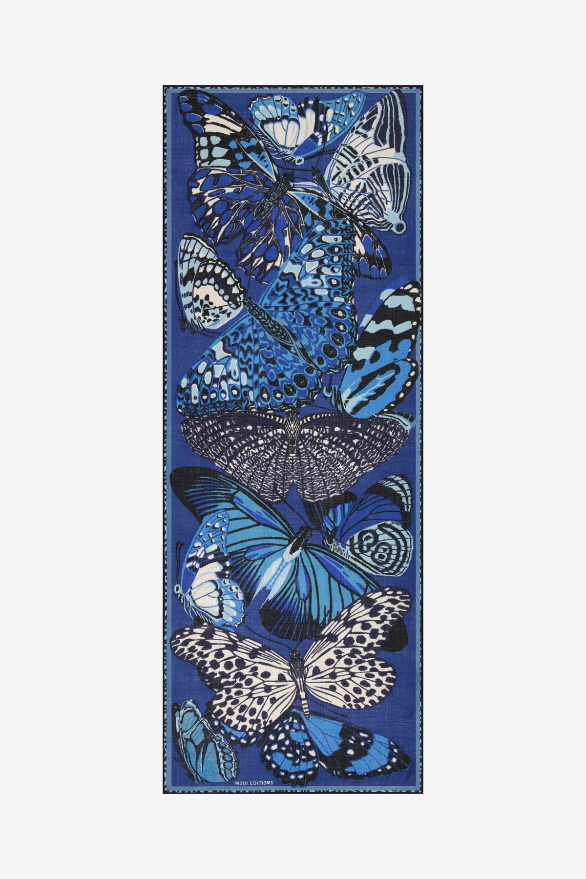 Scarf 70 - Papillons - Blue