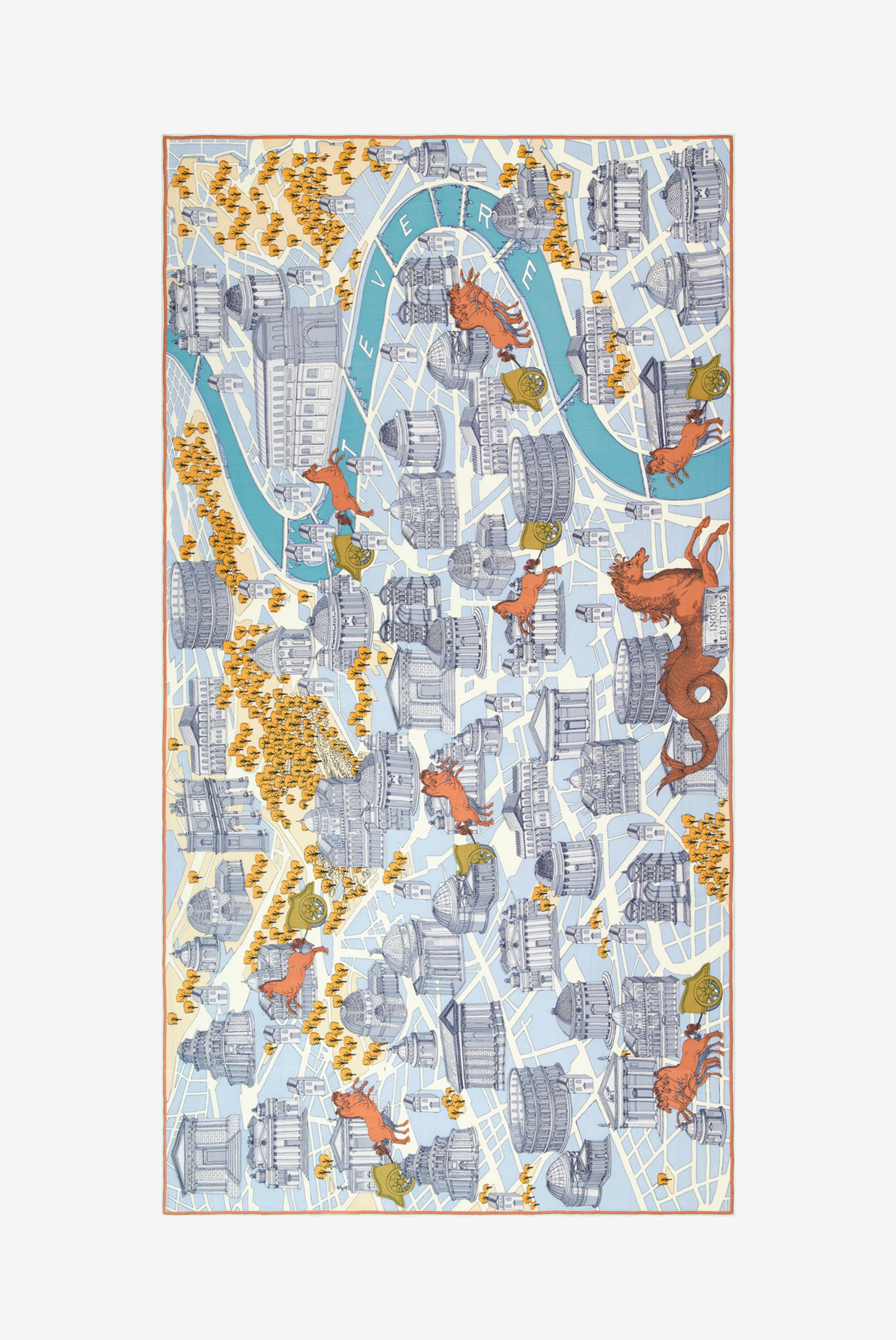 Scarf 100 - Rome - Grey