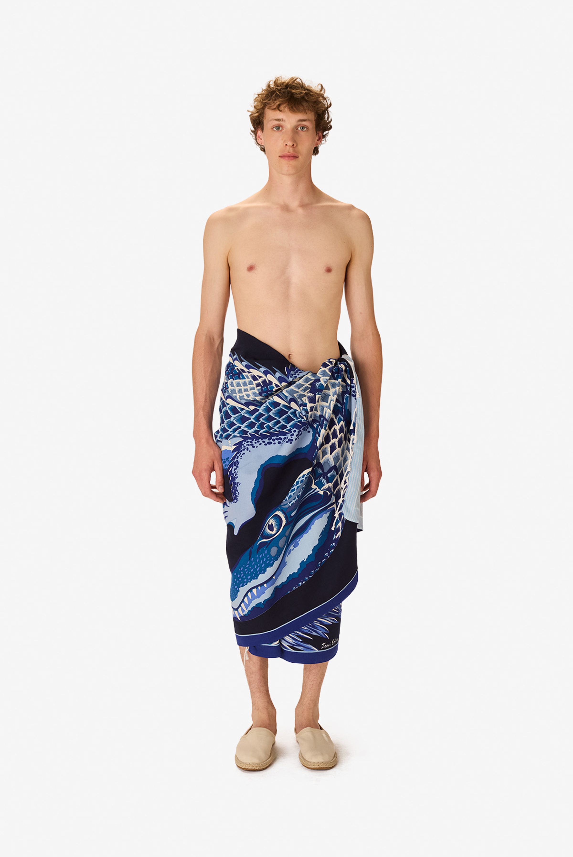 Fouta Towel 100 - Croco - Navy