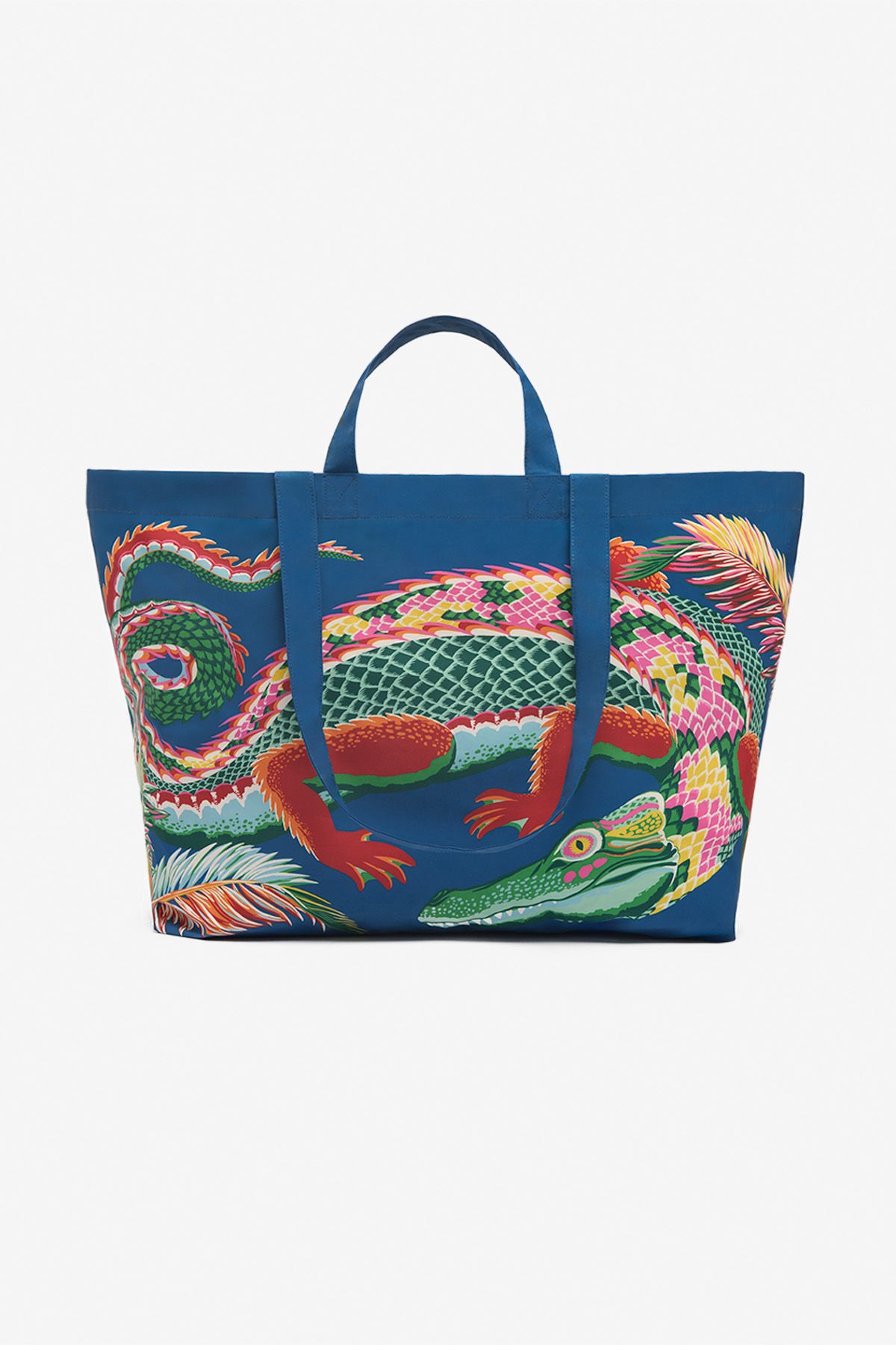 Maxi Shopper Bag - Croco - Multicolor
