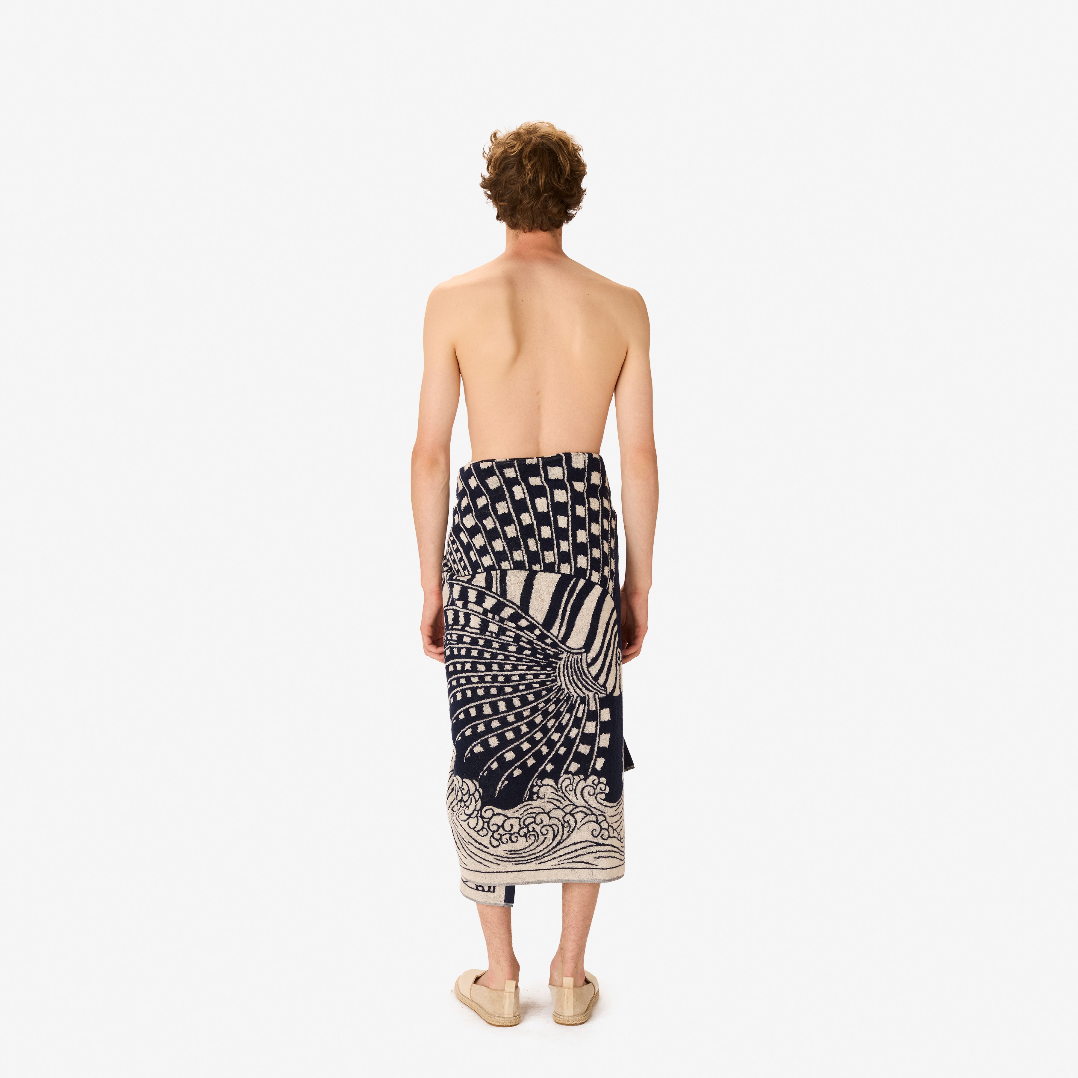 Beach Towel 100 - Poseidon - Navy