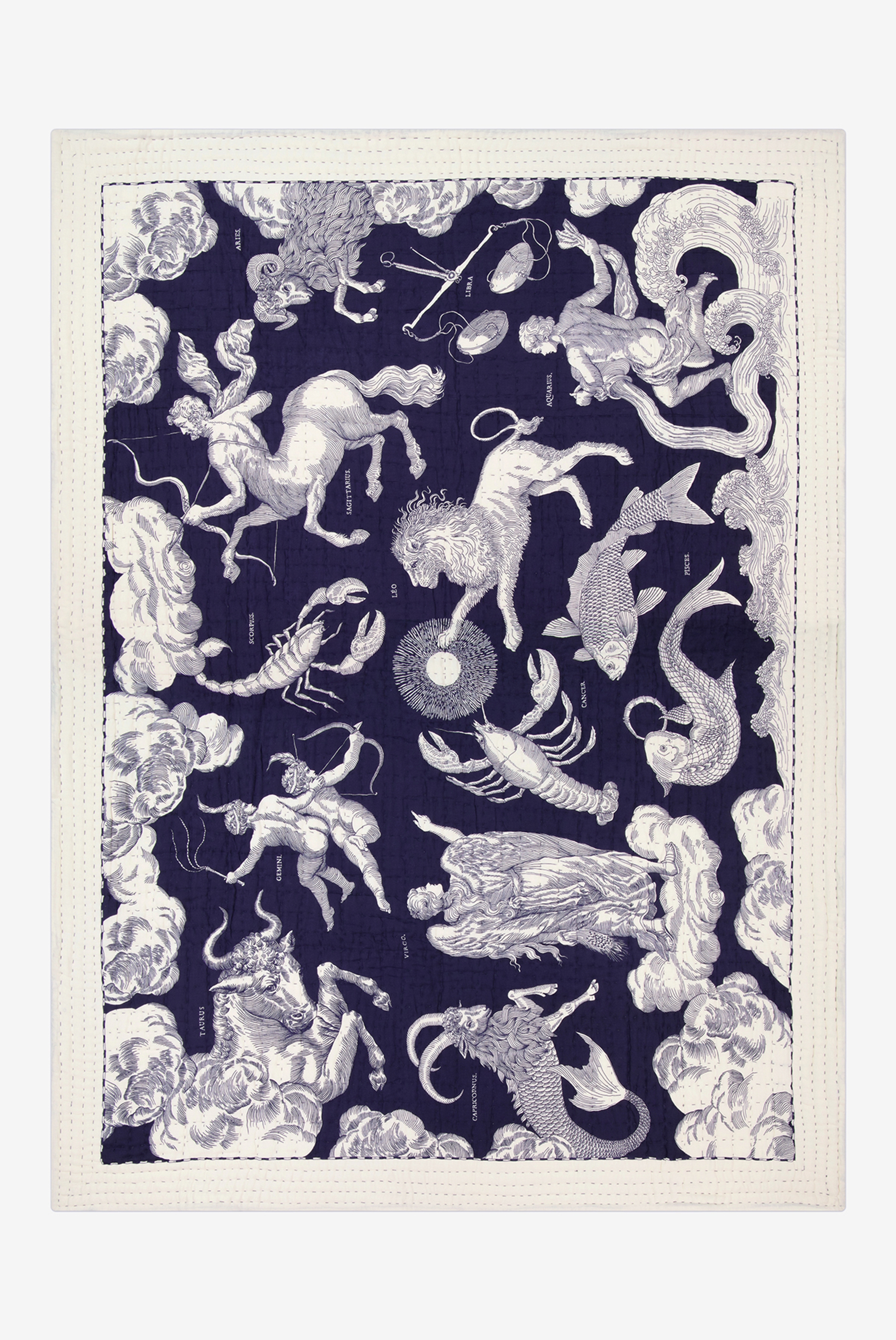 Quilted Cover 140 - Astrologie - Navy