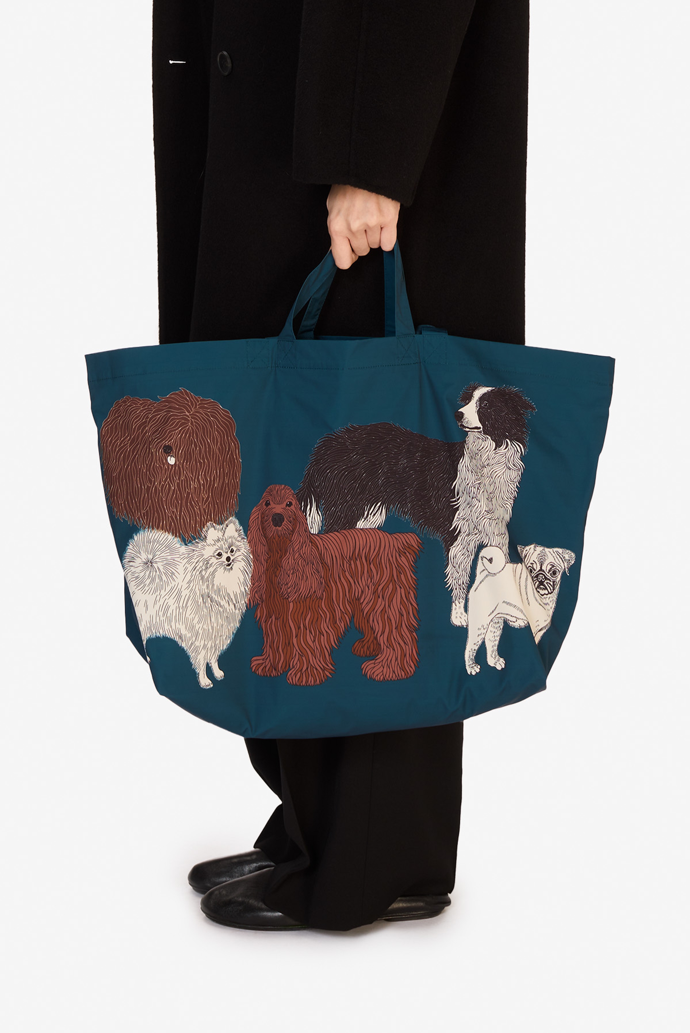 Maxi Shopper Bag - Toutou - Duck Blue