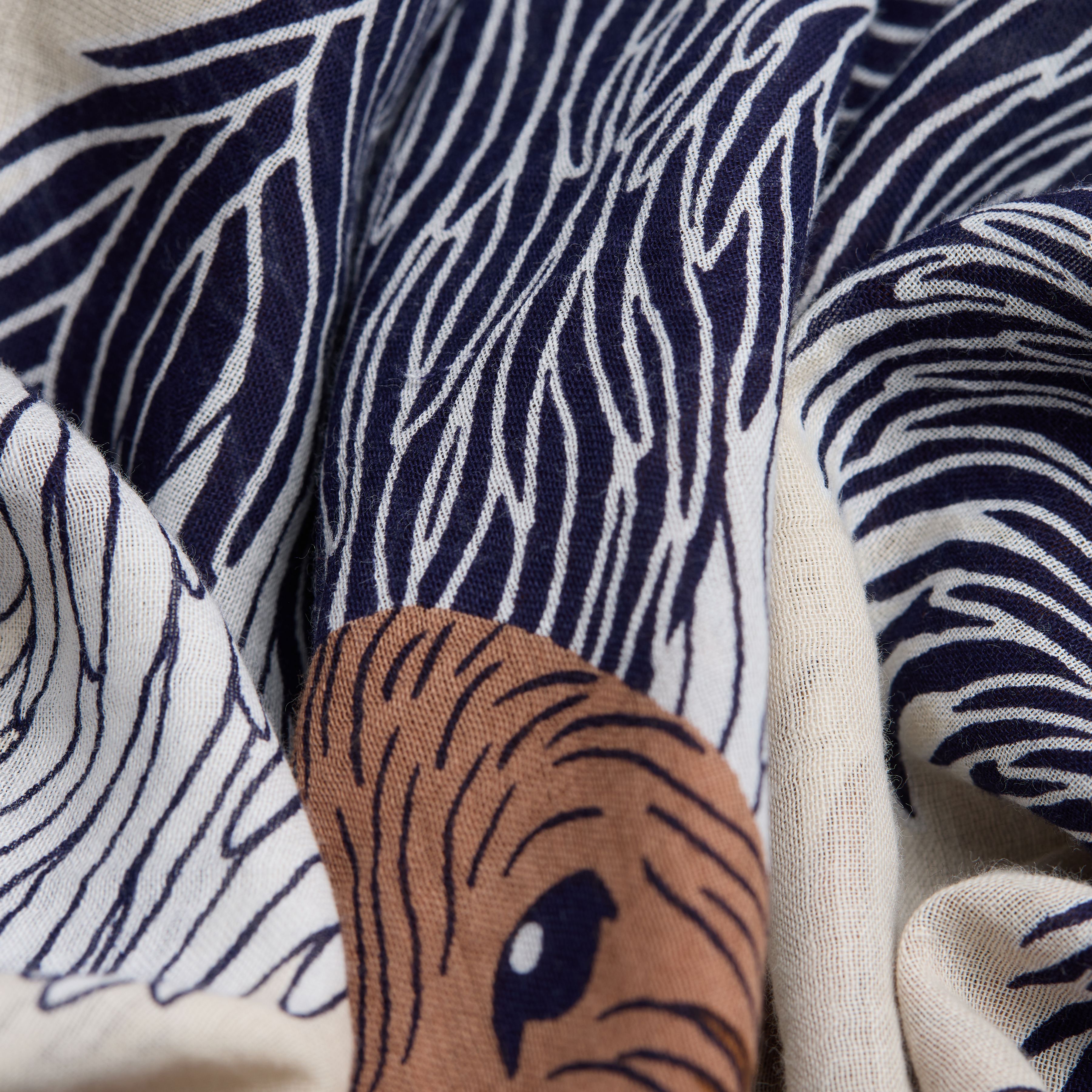 Scarf 100 Cotton - Toutou - White
