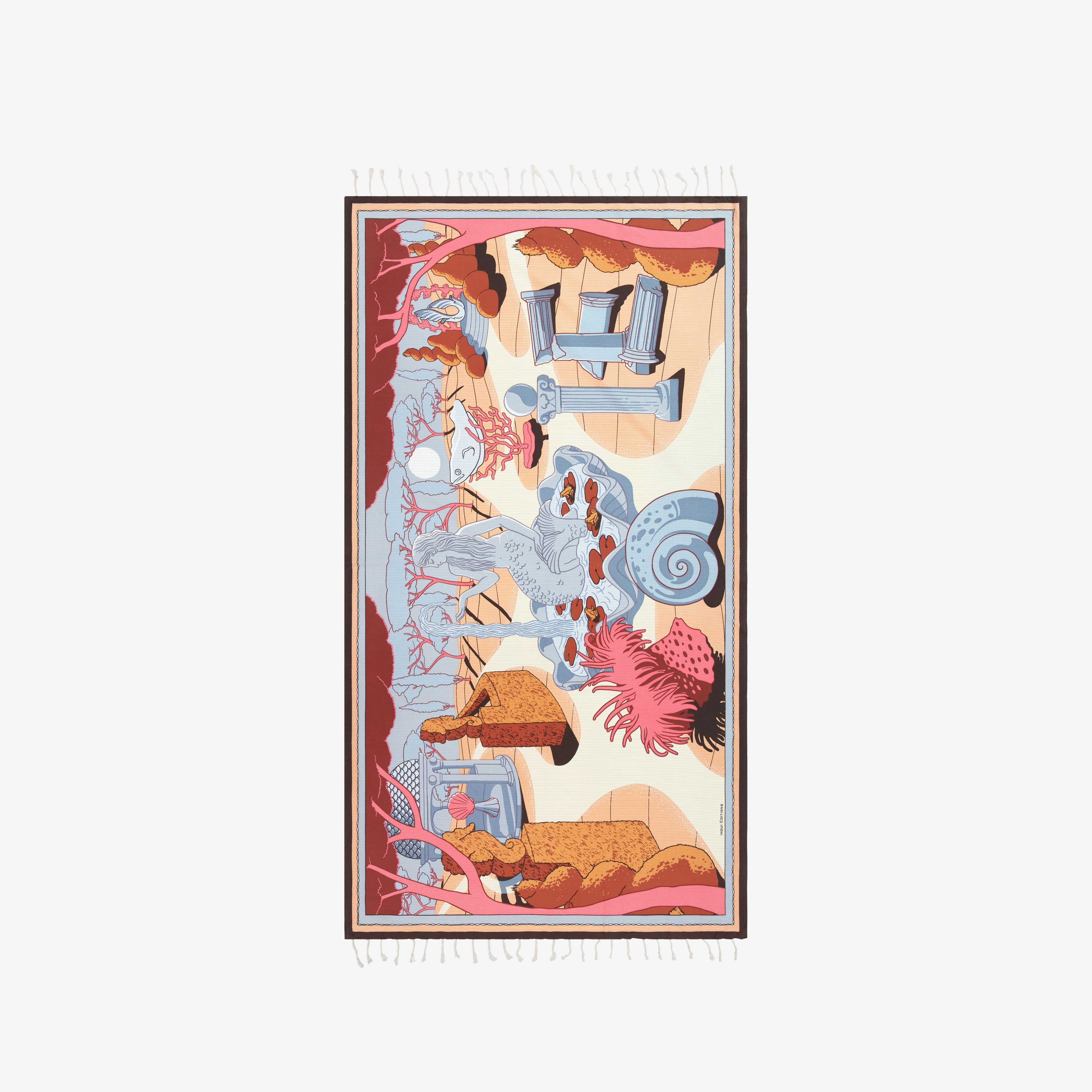 Fouta Towel 100 - Jardin - Coral