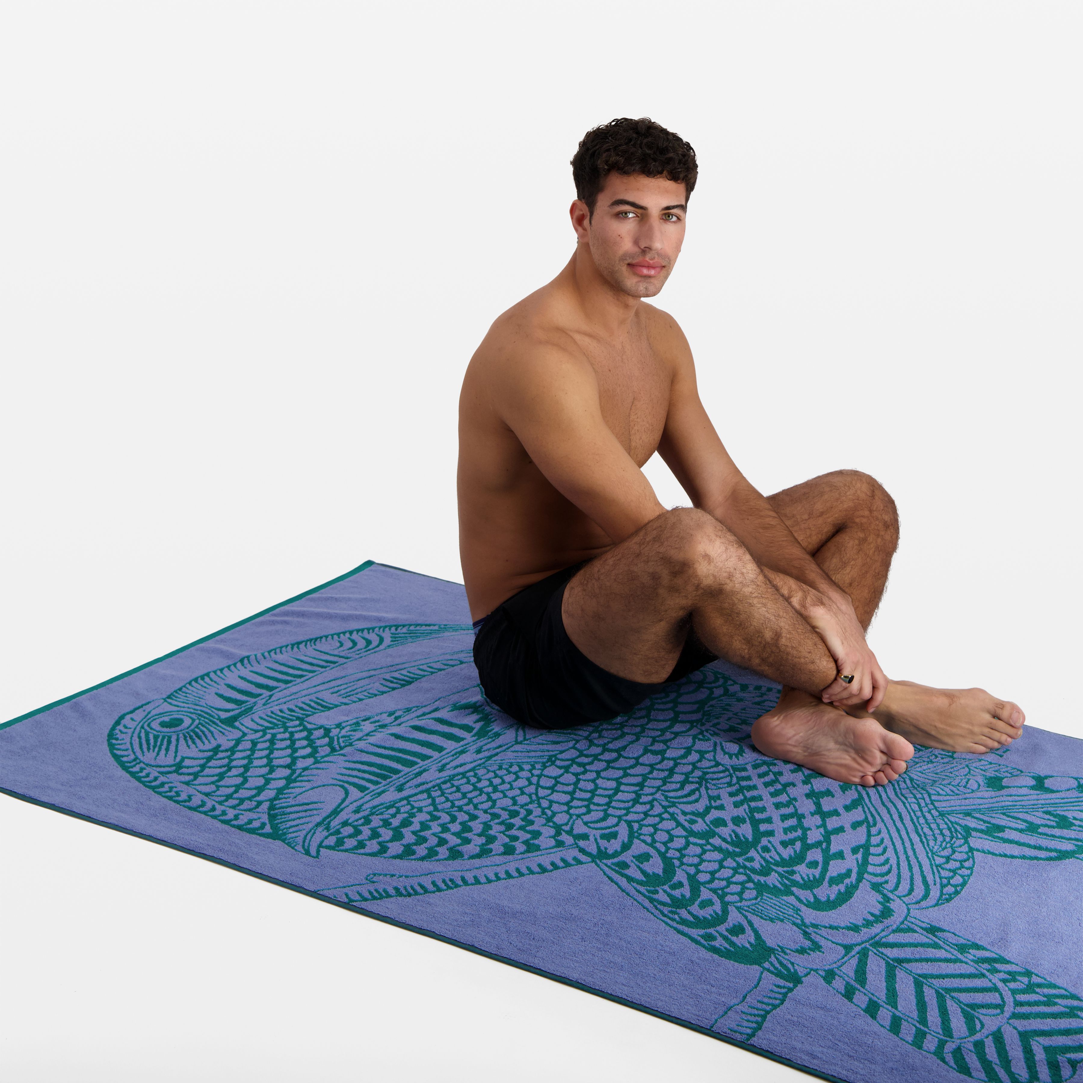 Beach Towel - Toucan - Lavender