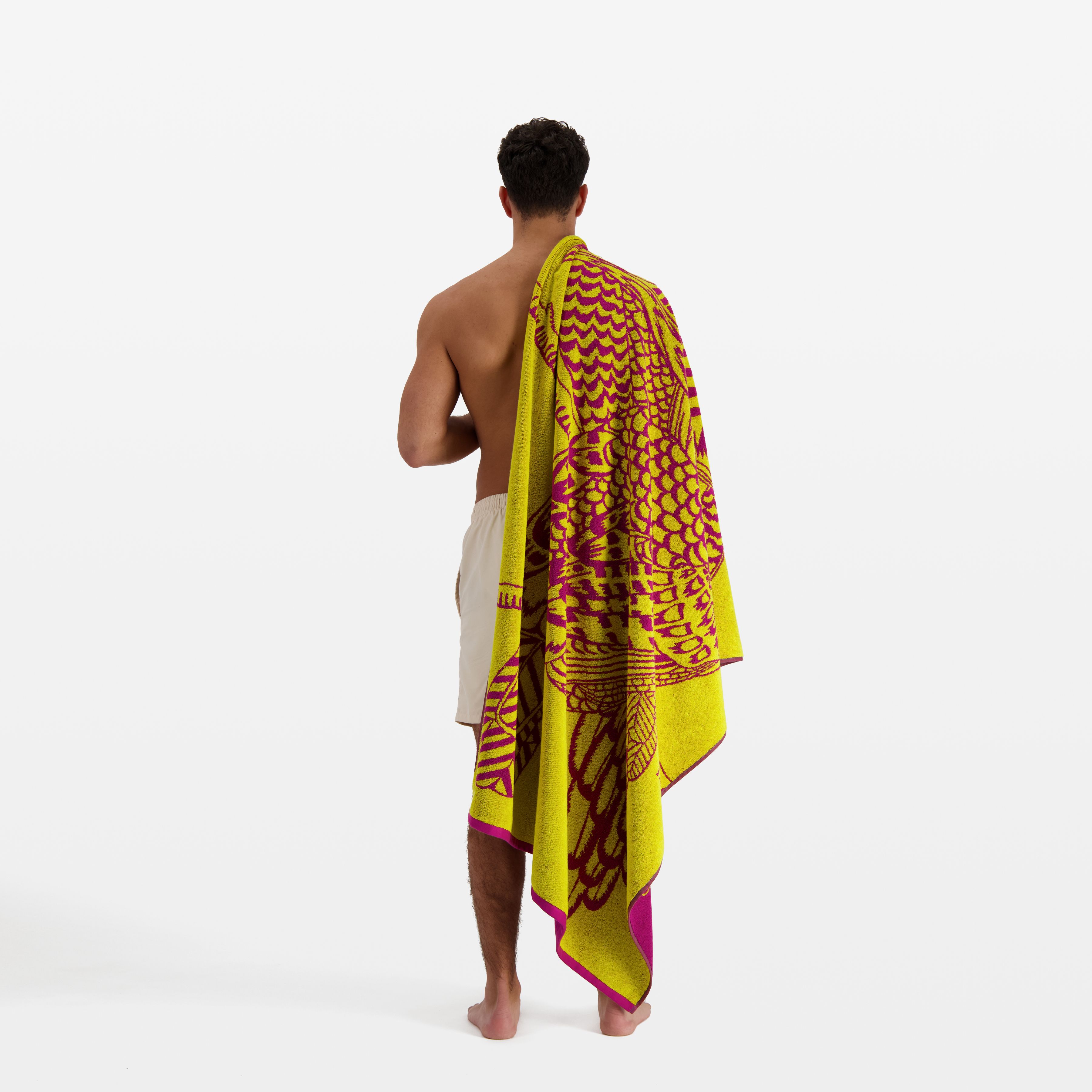 Beach Towel - Toucan - Yellow