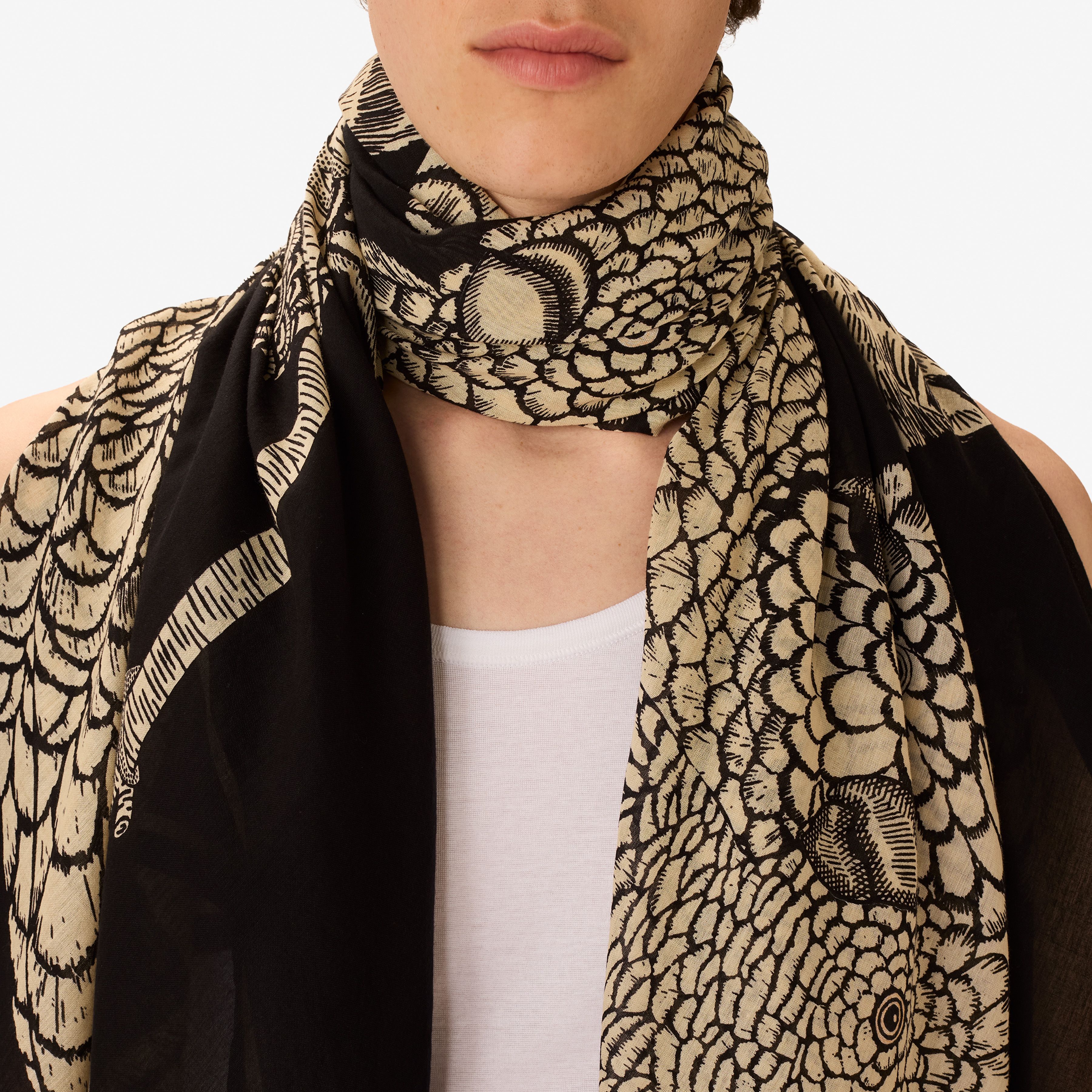 Scarf 100 - Caracat - Black