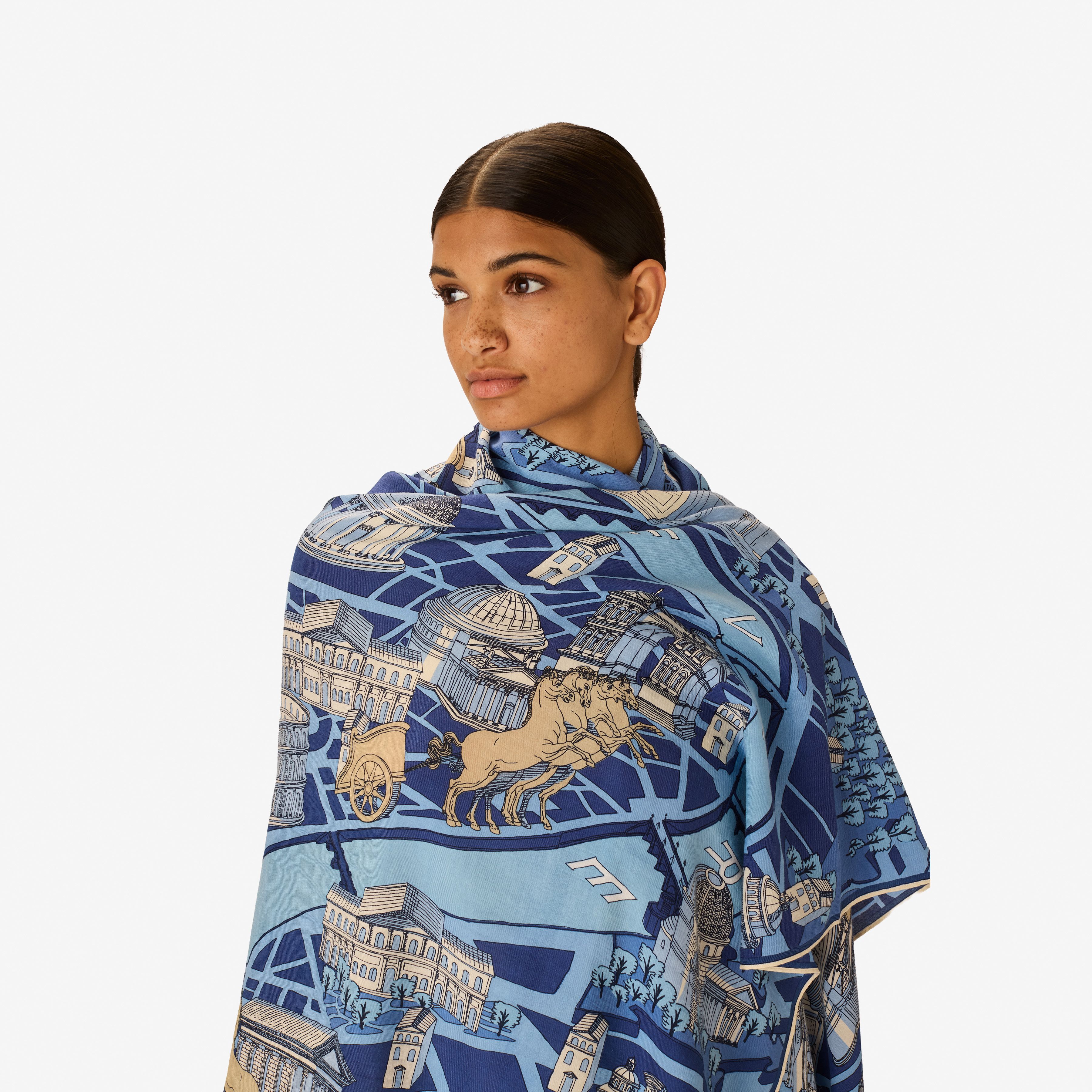 Scarf 100 - Rome - Blue
