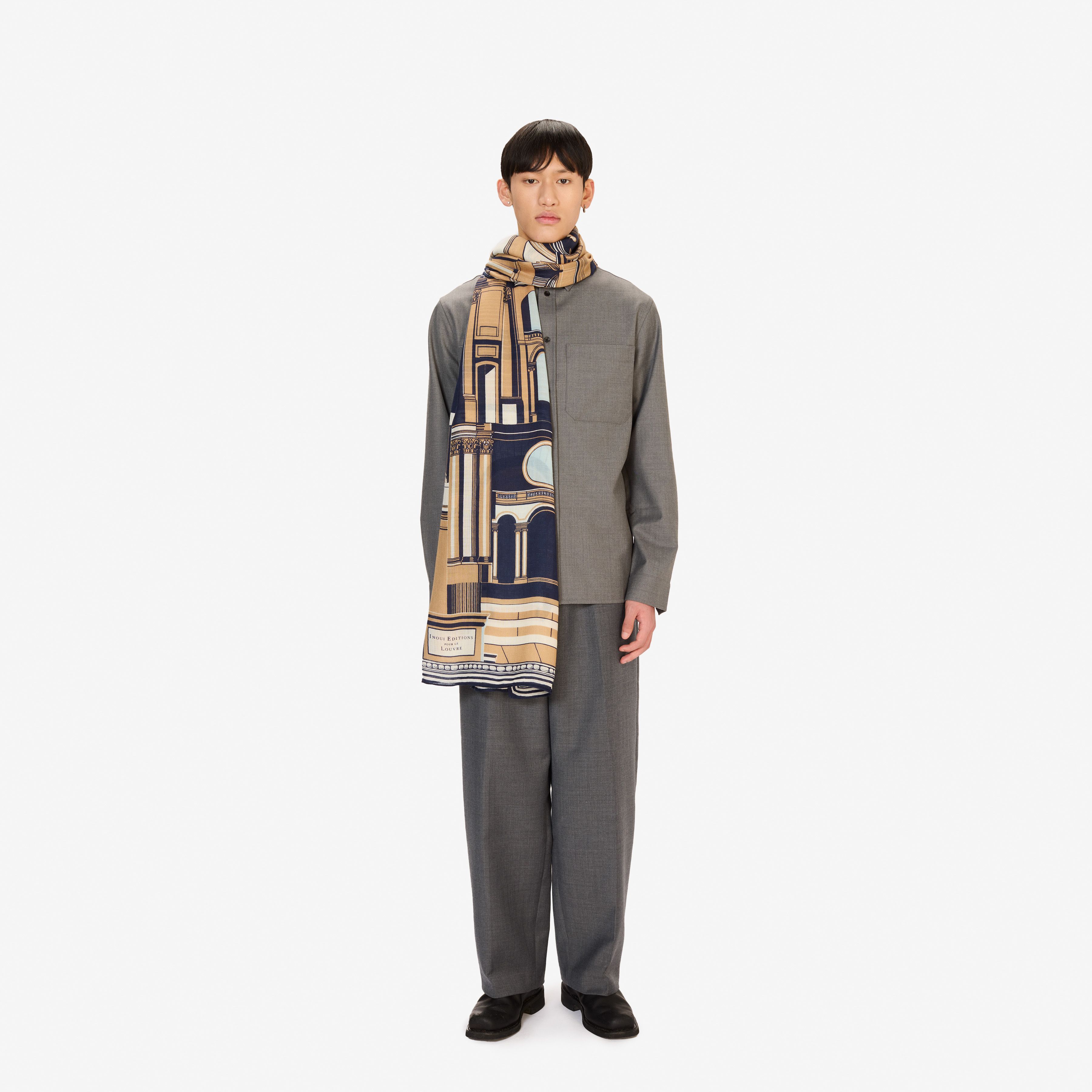 Scarf 100 - Architecture - Navy