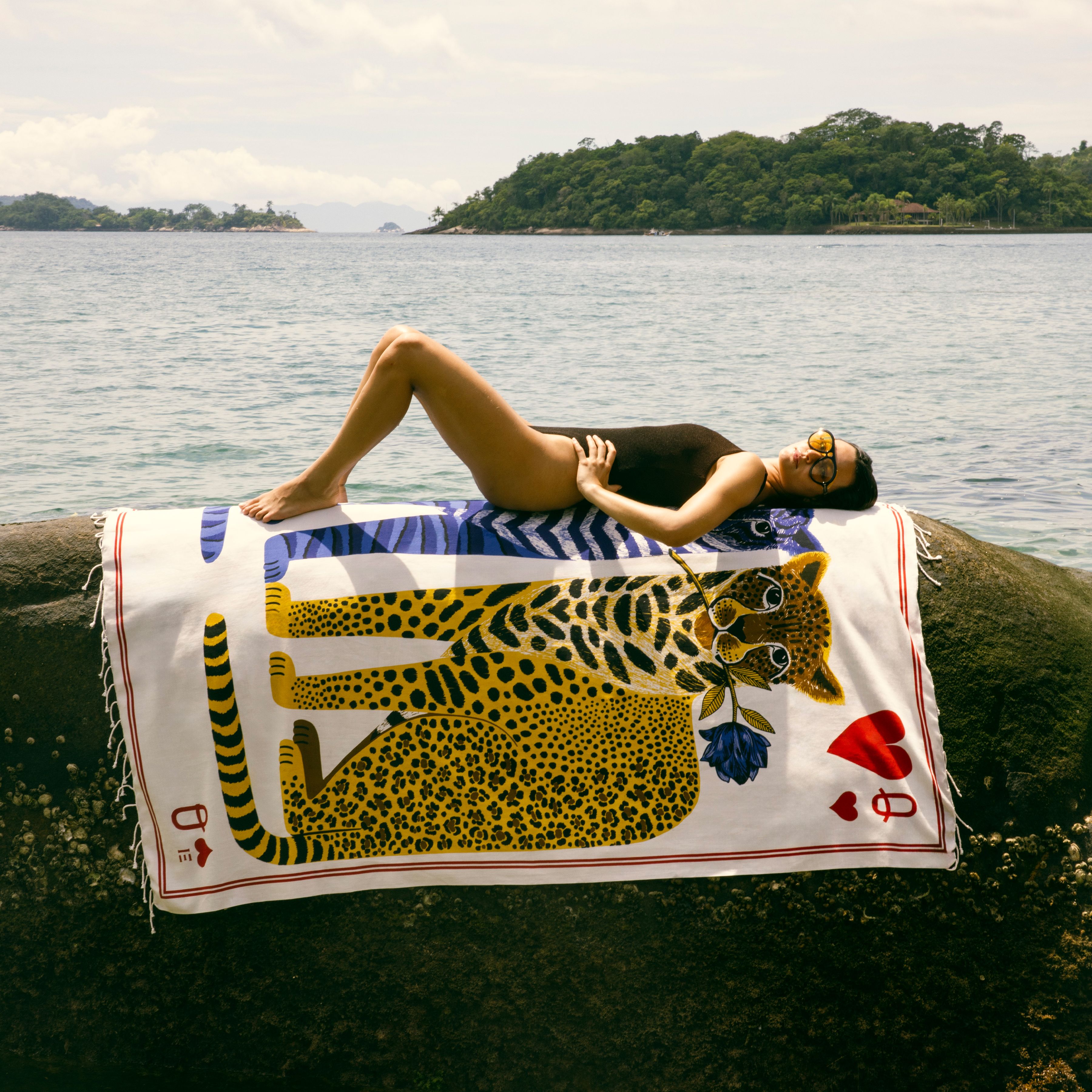 Fouta Towel 140 - King & Queen - White