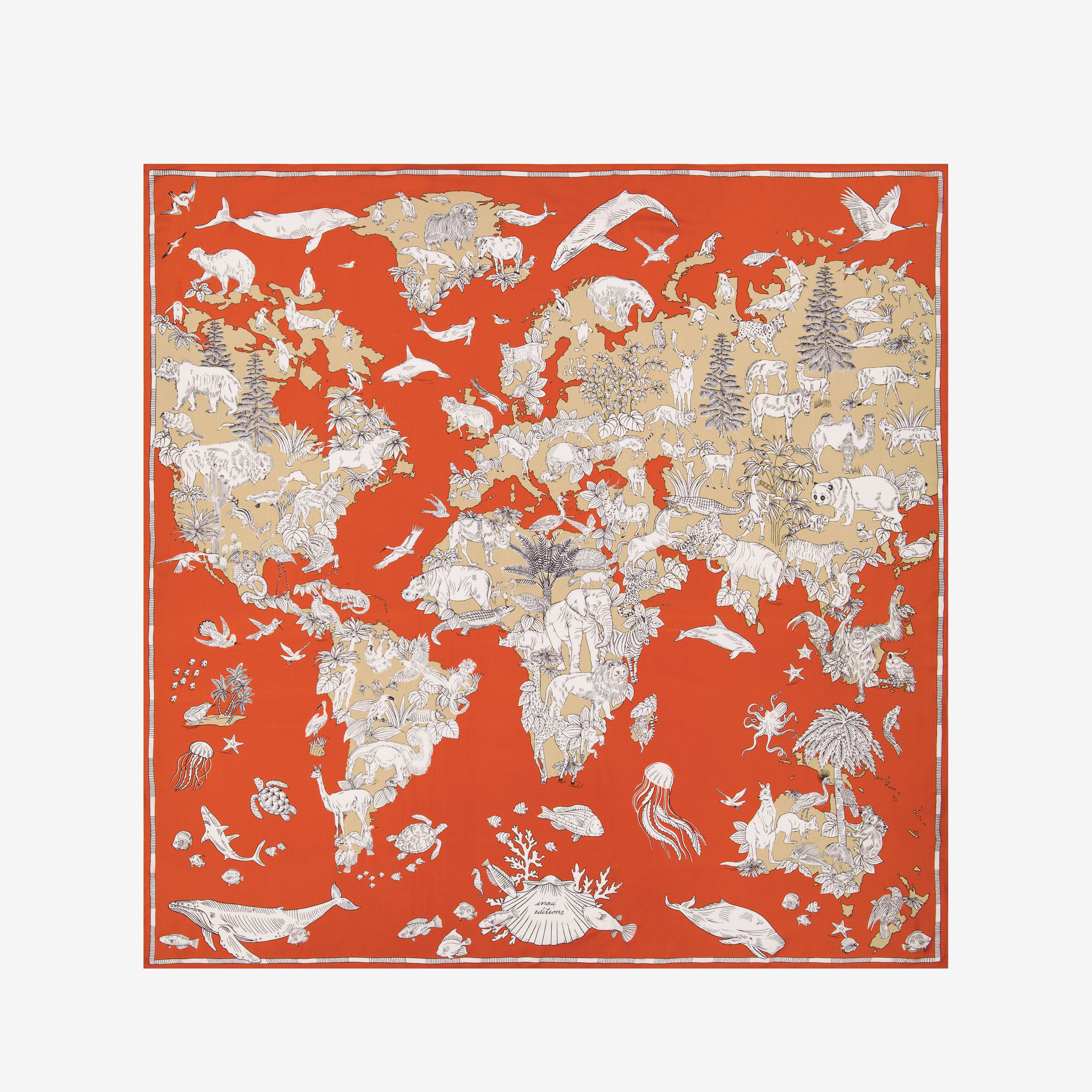 Square 130 - Atlas - Orange