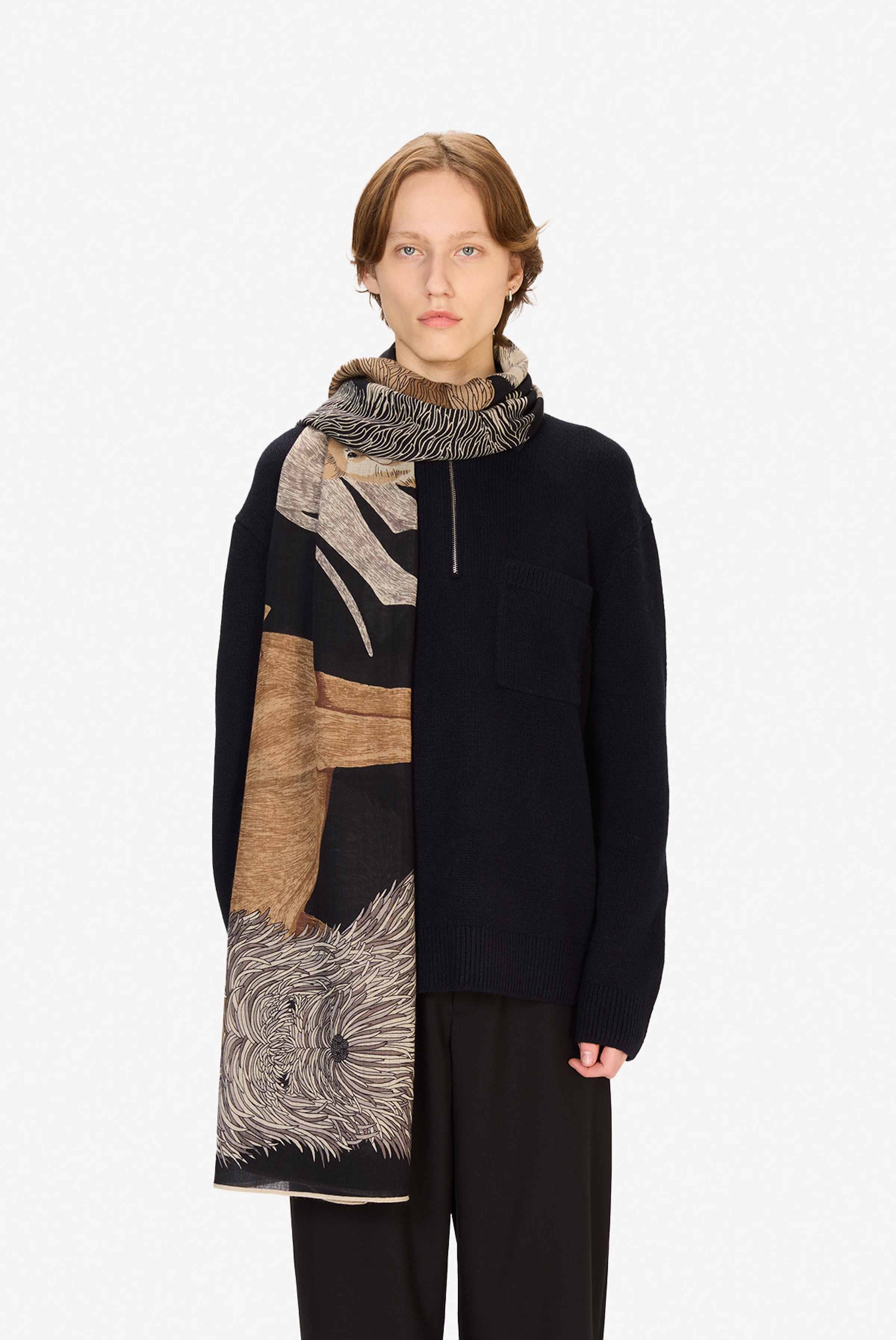 Scarf 100 - Toutou - Black