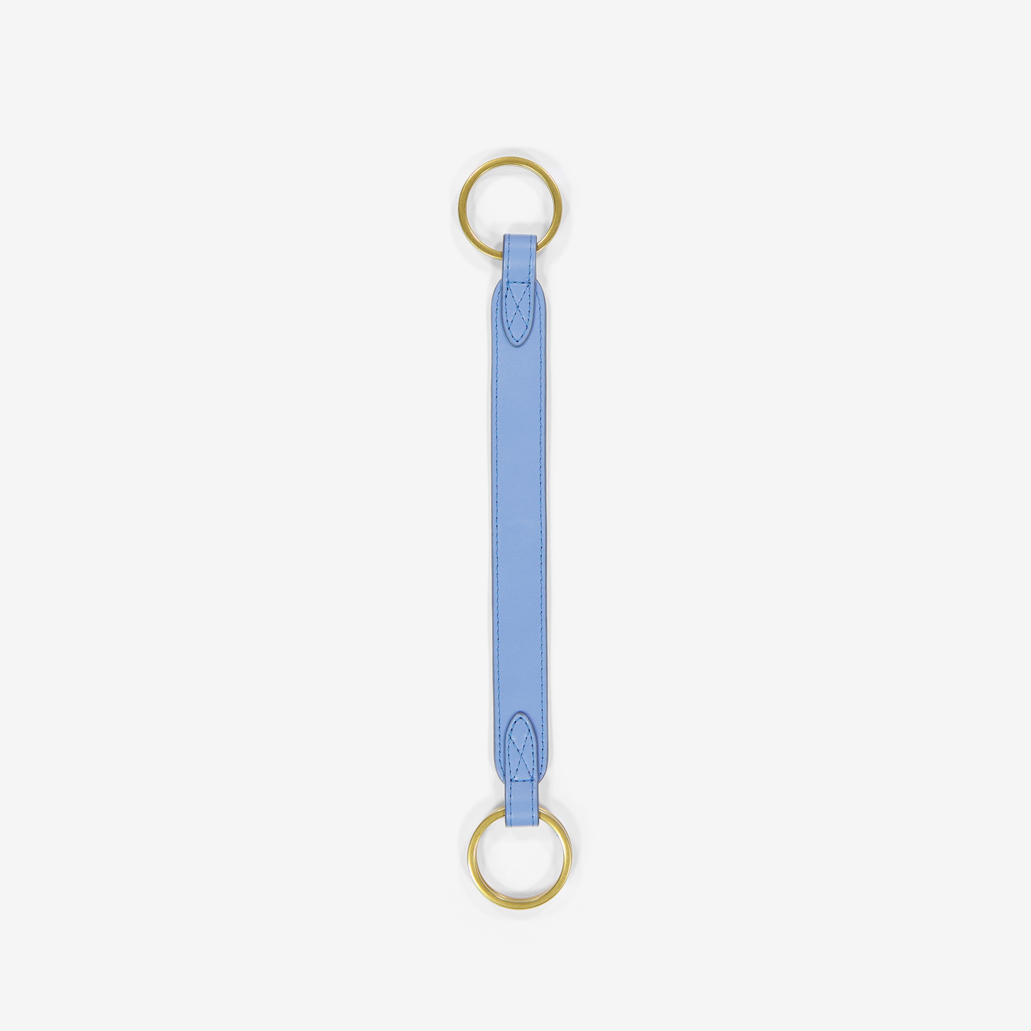Leather Handle - Light Blue